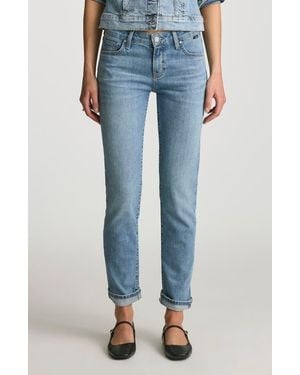 Mavi Emma Mid Rise Slim Boyfriend Jeans - Blue