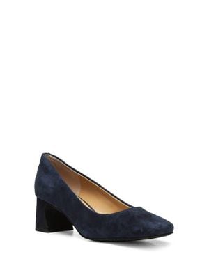 NYDJ Fay Block Heel Pump - Blue