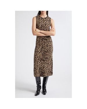 Toccin Alessia Sleeveless Wool Maxi Dress - Natural
