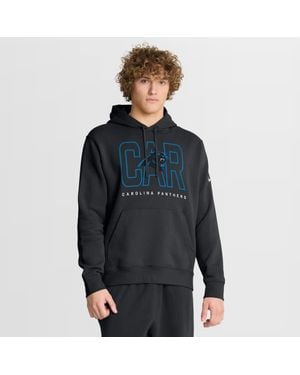 Nike Carolina Panthers Busted Play Club Fleece Pullover Hoodie - Blue
