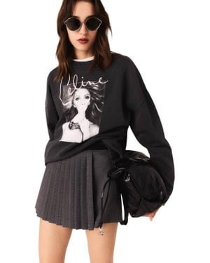 Maje X Céline Dion Sweatshirt - Black