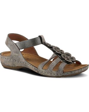 Flexus by Spring Step Adede Cage Sandal - Brown