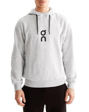 On Shoes Club Oversize Organic Cott Blend Hoodie - White
