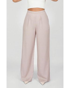 Aam The Label The Wide Leg Pant For Full Hips And Thighs - Pink