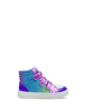 Yosi Samra Kids' Miss Hannah Sequin High Top Sneaker - White