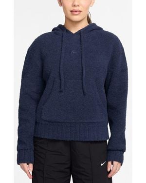 Nike Sportswear Phoenix Oversize Bouclé Hoodie - Blue