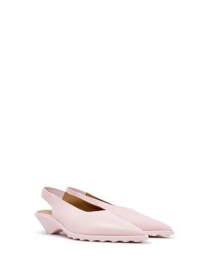 Camper Anita Slingback Pointed Toe Flat - Pink