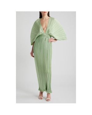 Sonya Moda Gianna Plunge Gown - Green