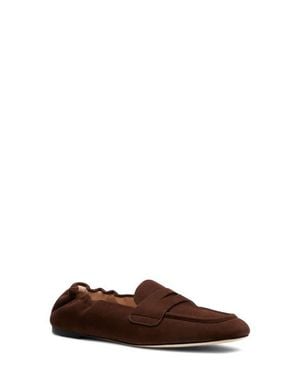 Stuart Weitzman Bryant Leather Loafer - Brown