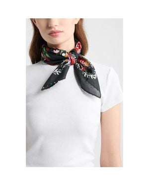 Treasure & Bond Beaded Cotton Bandana - Black