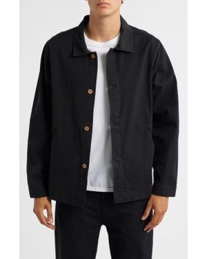 Alex Crane Pac Organic Cotton Ripstop Shell Jacket - Black