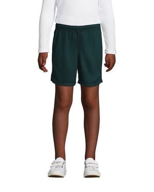 Lands' End School Uniform Girls Mesh Gym Shorts - Multicolor