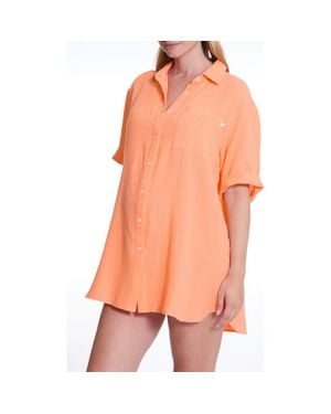 Cache Coeur Ice Cream Maternity Nightgown - Orange