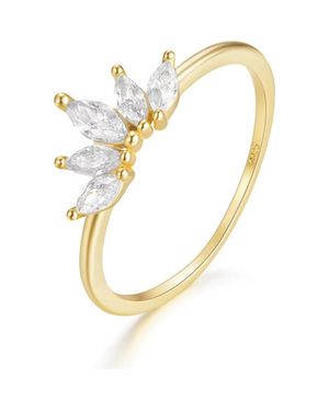 Hollywood Sensation Glimmer Dainty Ring - Metallic