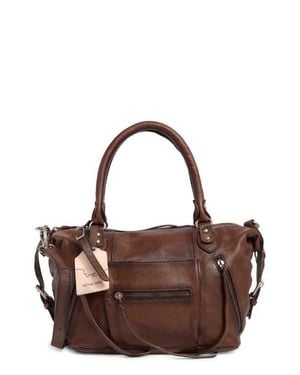 Free People We The Free Baby Emerson Leather Tote - Brown