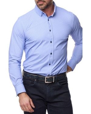 Robert Graham Clifford Slim Fit Stretch Button-Up Shirt - Blue