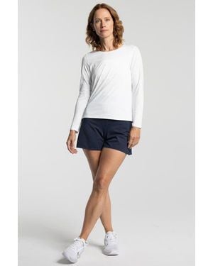 AVI Rally Pickleball Long Sleeve - White