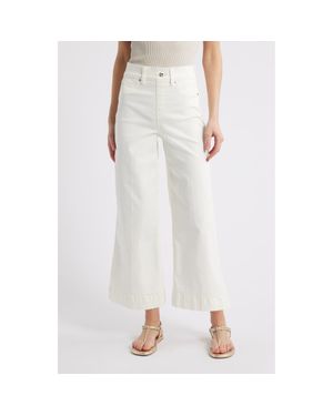 Spanx Spanxshape Everywear Cropped Wide Leg Jeans - White