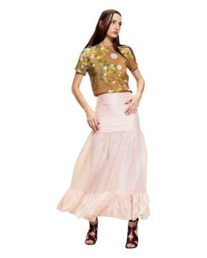 Cynthia Rowley Serafina Silk Skirt - Multicolor