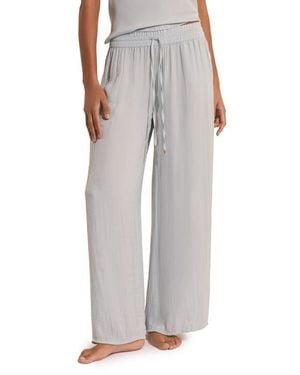 Etam Cheeta Wide Leg Pajama Pants - Gray