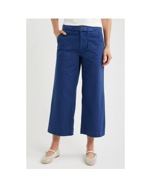 NIC+ZOE Highland Soft Stretch Wide Leg Pants - Blue
