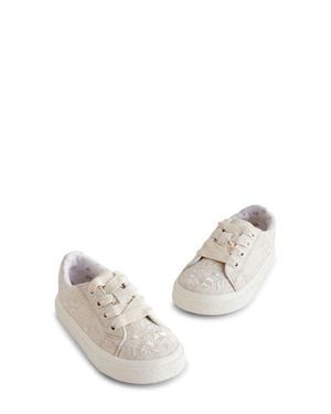 Next Kids' Embroidered Sneaker - White