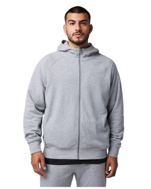 Fabletics The Year Round Terry Full Zip Hoodie - Gray