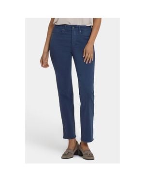 NYDJ Marilyn High Waist Straight Leg Jeans - Blue