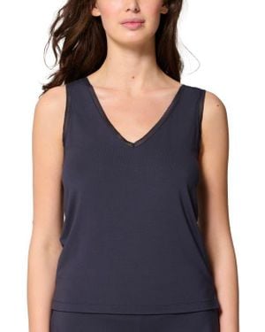 Simone Perele Aurore Pajama Top - Blue