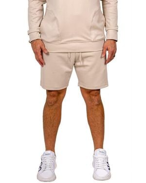 Maceoo Marthyr Pique Knit Shorts - Natural