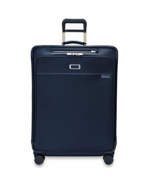 Briggs & Riley Baseline 29-Inch Large Expandable Spinner Suitcase - Blue