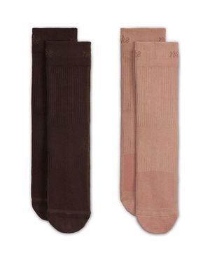 Nike Dri-Fit Everyday Plus 3-Pack Crew Socks - Brown