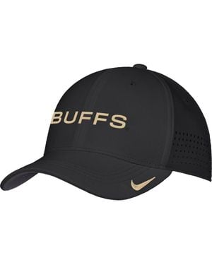 Nike Colorado Buffaloes 2026 On-Field Aerobill Swooshflex Dri-Fit Hat - Black
