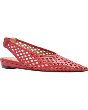 Andre Assous Brielle Pointed Toe Slingback Flat - Red