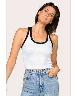 Alala Barre Racer Tank - White