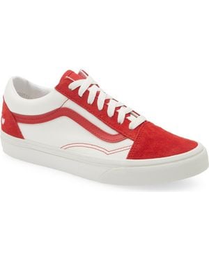 Vans Kids' Old Skool Sneaker - Red