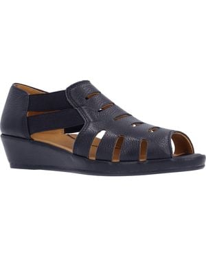 L'amour Des Pieds Bayla Wedge Sandal - Blue