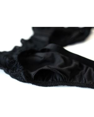 Everviolet Vela Pocketed Wireless Bra - Black