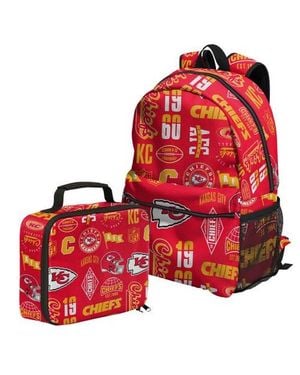 Outerstuff Kansas City Chiefs Backpack And Lunchbox Set - Red