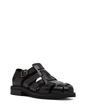 Steve Madden Havana Fisherman Sandal - Black