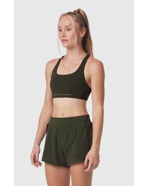 ASRV Lycra Hybrid Sports Bra - Green