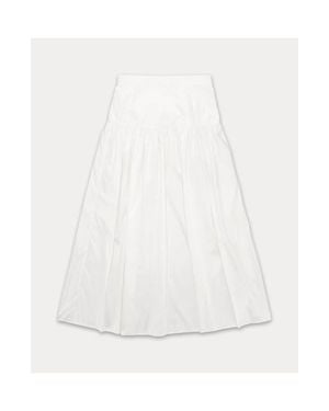 Fortela Naomi Poplin Skirt - White