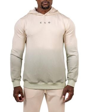 Maceoo Marthyr Ombré Hoodie - Gray