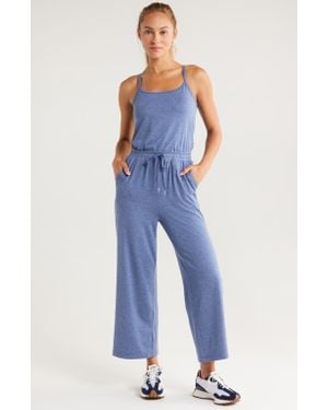 Zella Restore Soft Jumpsuit - Blue
