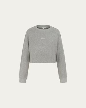 JUANA Off Hours Crewneck Sweater - Gray