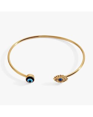 ALEX AND ANI Evil Eye Flex Cuff - Metallic
