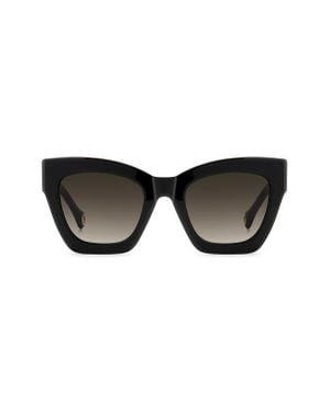 Carolina Herrera 52Mm Gradient Cat Eye Sunglasses - Black