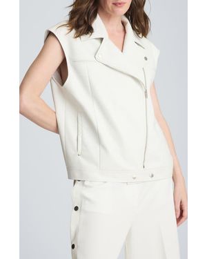 Kenneth Cole Moto Vest - White