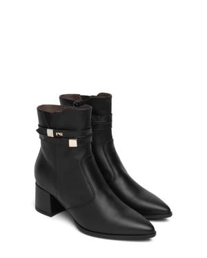 Nero Giardini Block Heel Bootie - Black