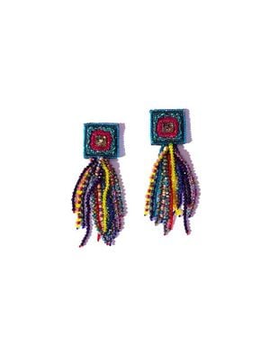 Simitri Dune Earrings - Blue